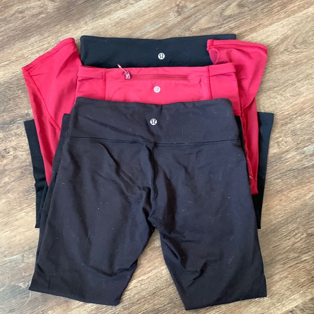 Lululemon 2 set of leggings bundle Sz 6 - Picture 1 of 6